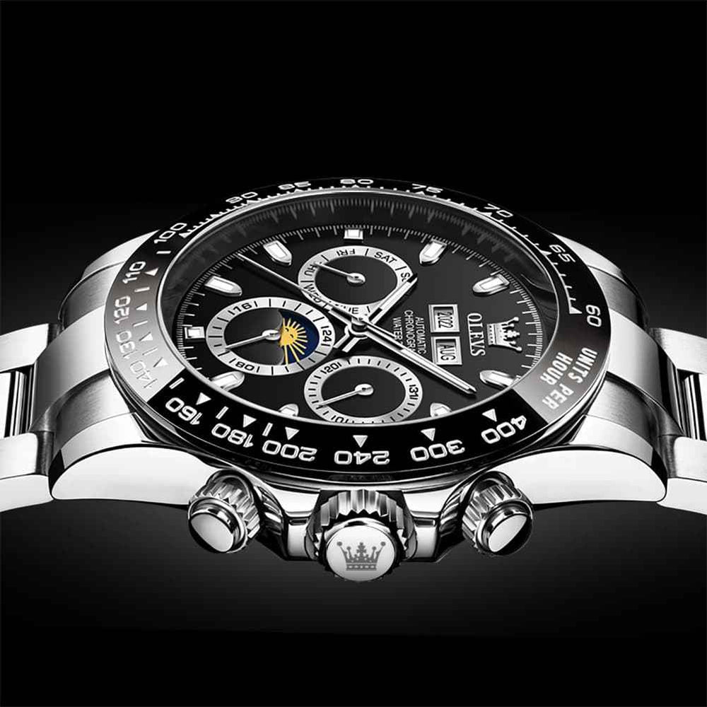 "The Apex" Grand Calendar Automatic Watch | Racing Style & Year Display