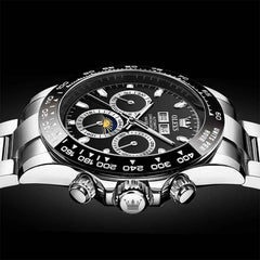 "The Apex" Grand Calendar Automatic Watch | Racing Style & Year Display