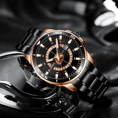 CURREN - The Vanguard Luminous Steel Timepiece