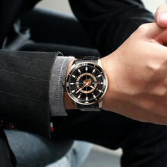 CURREN - The Vanguard Luminous Steel Timepiece