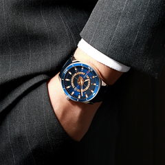 CURREN - The Vanguard Luminous Steel Timepiece