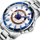 CURREN - The Vanguard Luminous Steel Timepiece
