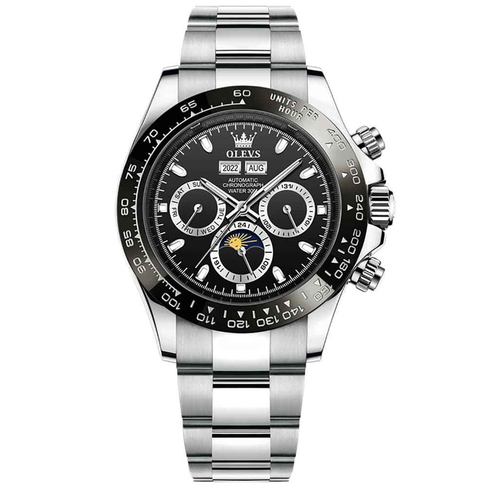 "The Apex" Grand Calendar Automatic Watch | Racing Style & Year Display