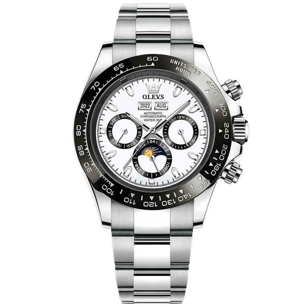 "The Apex" Grand Calendar Automatic Watch | Racing Style & Year Display