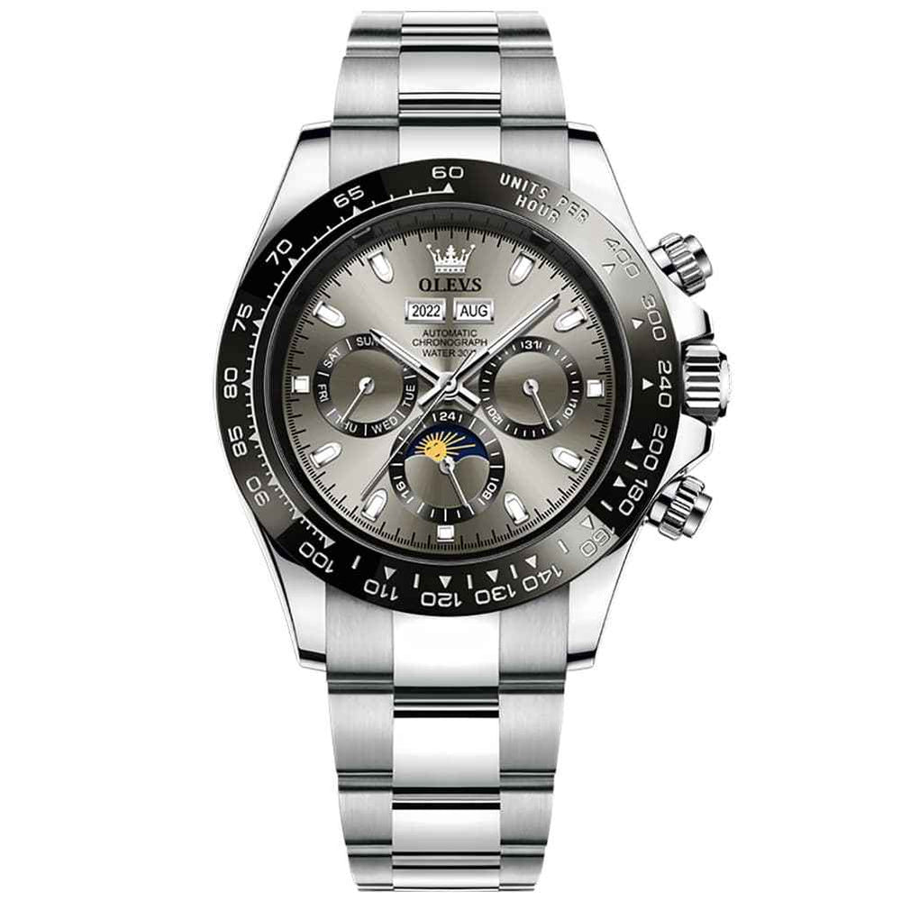 "The Apex" Grand Calendar Automatic Watch | Racing Style & Year Display