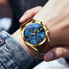 OLEVS - Classic Caramel Chronograph