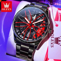 Hip Hop Car Wheel Watch