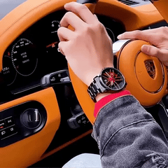 OLEVS 9937 Hip Hop Car Wheel Watch
