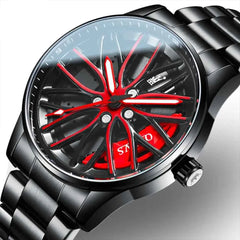 Hip Hop Car Wheel Watch