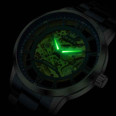"The Architect" Industrial Skeleton Automatic Watch | Bridge Design