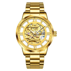 "The Architect" Industrial Skeleton Automatic Watch | Bridge Design