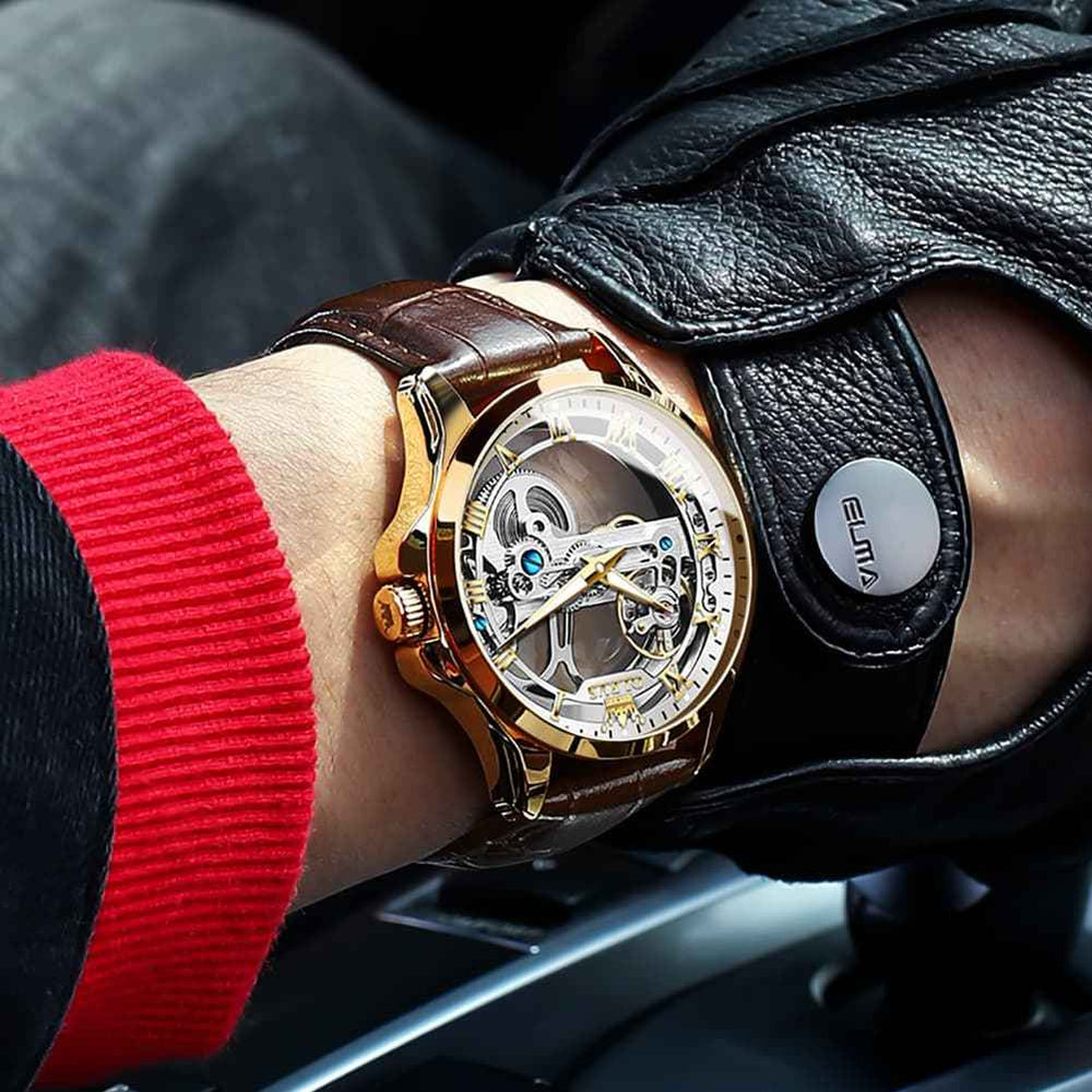 "The Artisan" Fully Skeletonized Automatic Watch | Double-Sided Transparent View