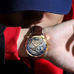 "The Artisan" Fully Skeletonized Automatic Watch | Double-Sided Transparent View