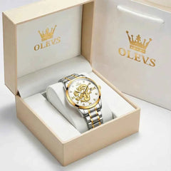 "The Emperor" 3D Golden Dragon Watch | Relief Dial & Luminous