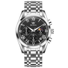 "The Heritage" Chronograph Watch | Roman Numerals & Moon Phase