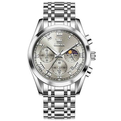 "The Heritage" Chronograph Watch | Roman Numerals & Moon Phase