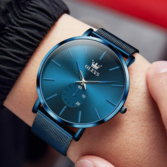 OLEVS The Modernist Ultra-Thin Sub-Dial Watch | 7.5mm Slim Profile