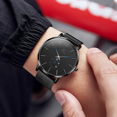 OLEVS The Modernist Ultra-Thin Sub-Dial Watch | 7.5mm Slim Profile