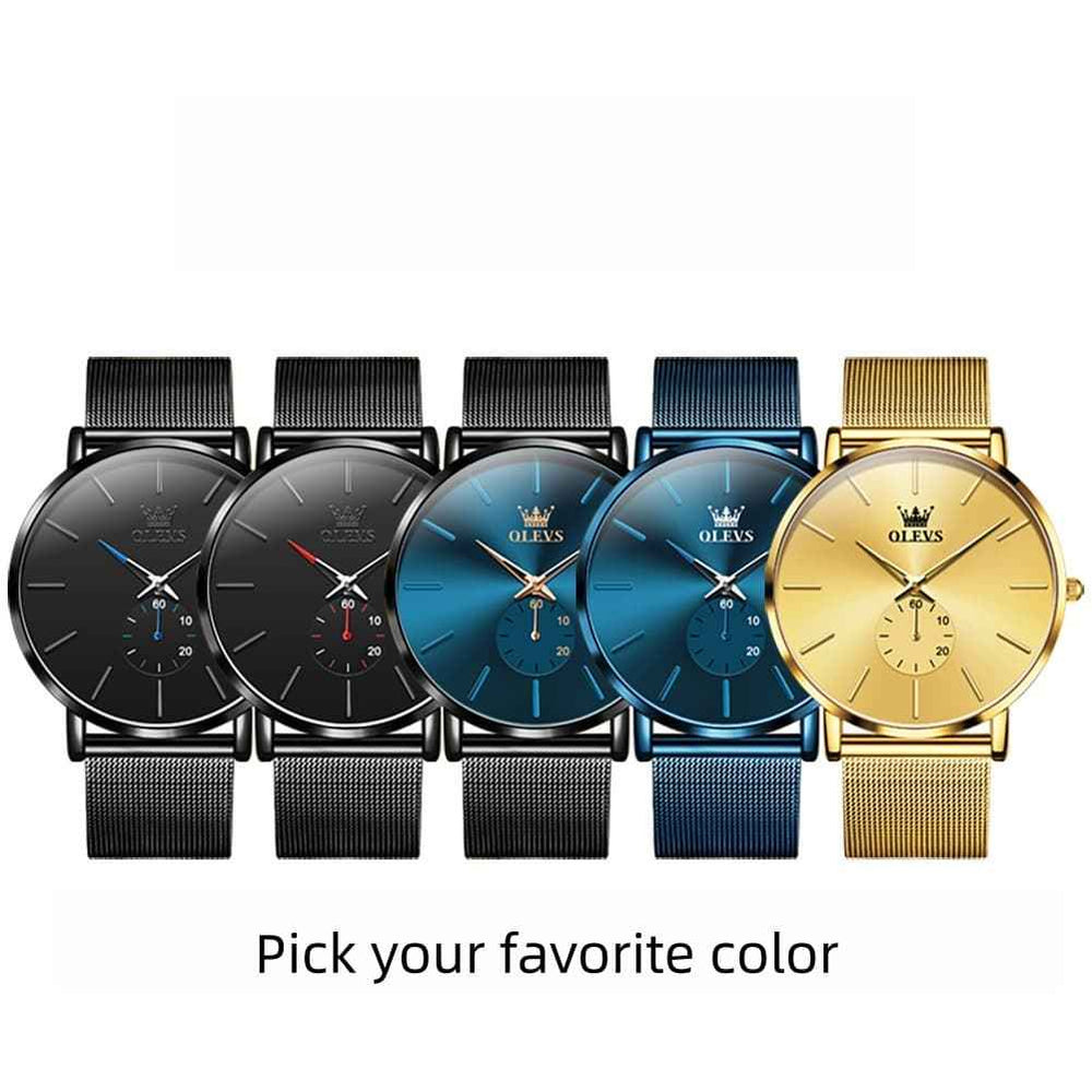 The Modernist Ultra-Thin Sub-Dial Watch | 7.5mm Slim Profile