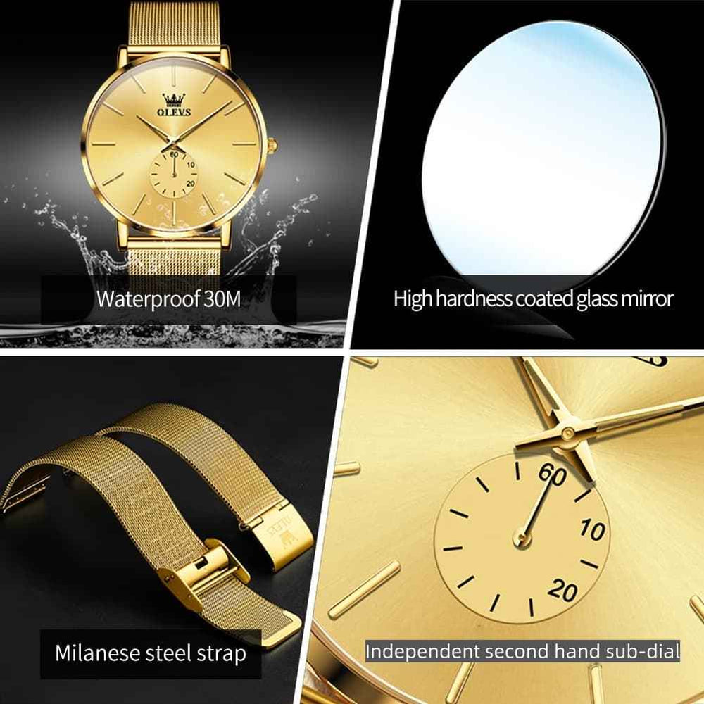 The Modernist Ultra-Thin Sub-Dial Watch | 7.5mm Slim Profile