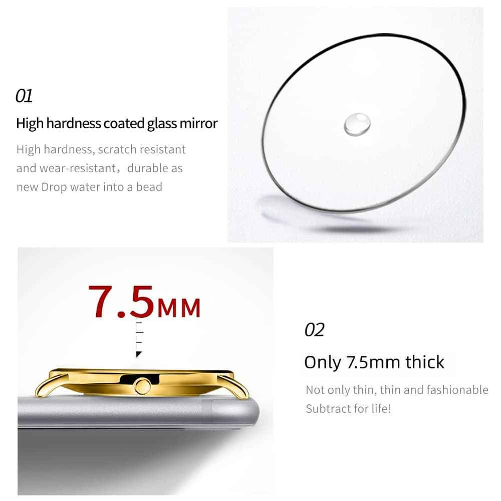 The Modernist Ultra-Thin Sub-Dial Watch | 7.5mm Slim Profile