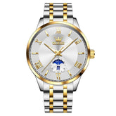 The Premier Business Quartz Watch | Sun & Moon Day-Date