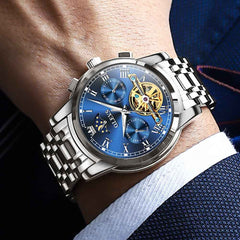 "The Sovereign" Grand Complication Automatic Watch | Day-Date & Moon Phase