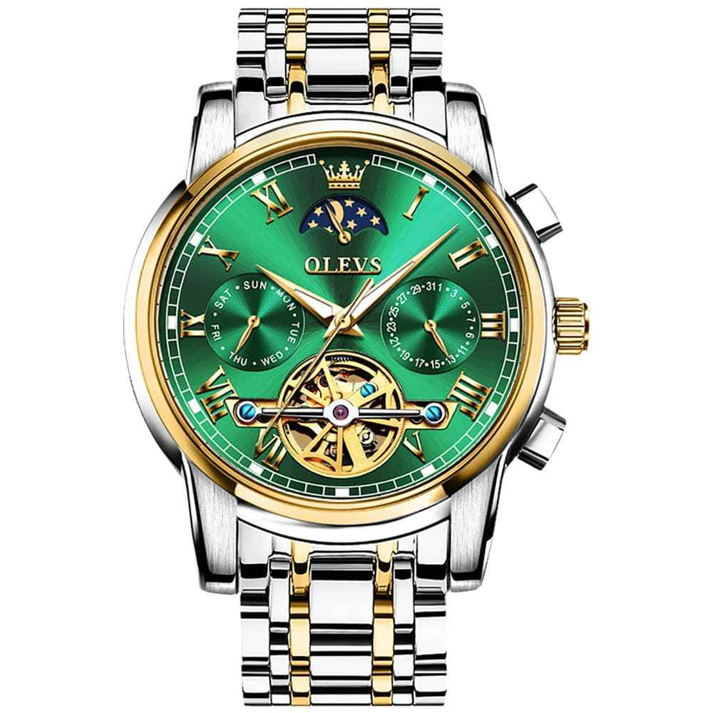 "The Sovereign" Grand Complication Automatic Watch | Day-Date & Moon Phase