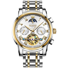 OLEVS "The Sovereign" Grand Complication Automatic Watch | Day-Date & Moon Phase