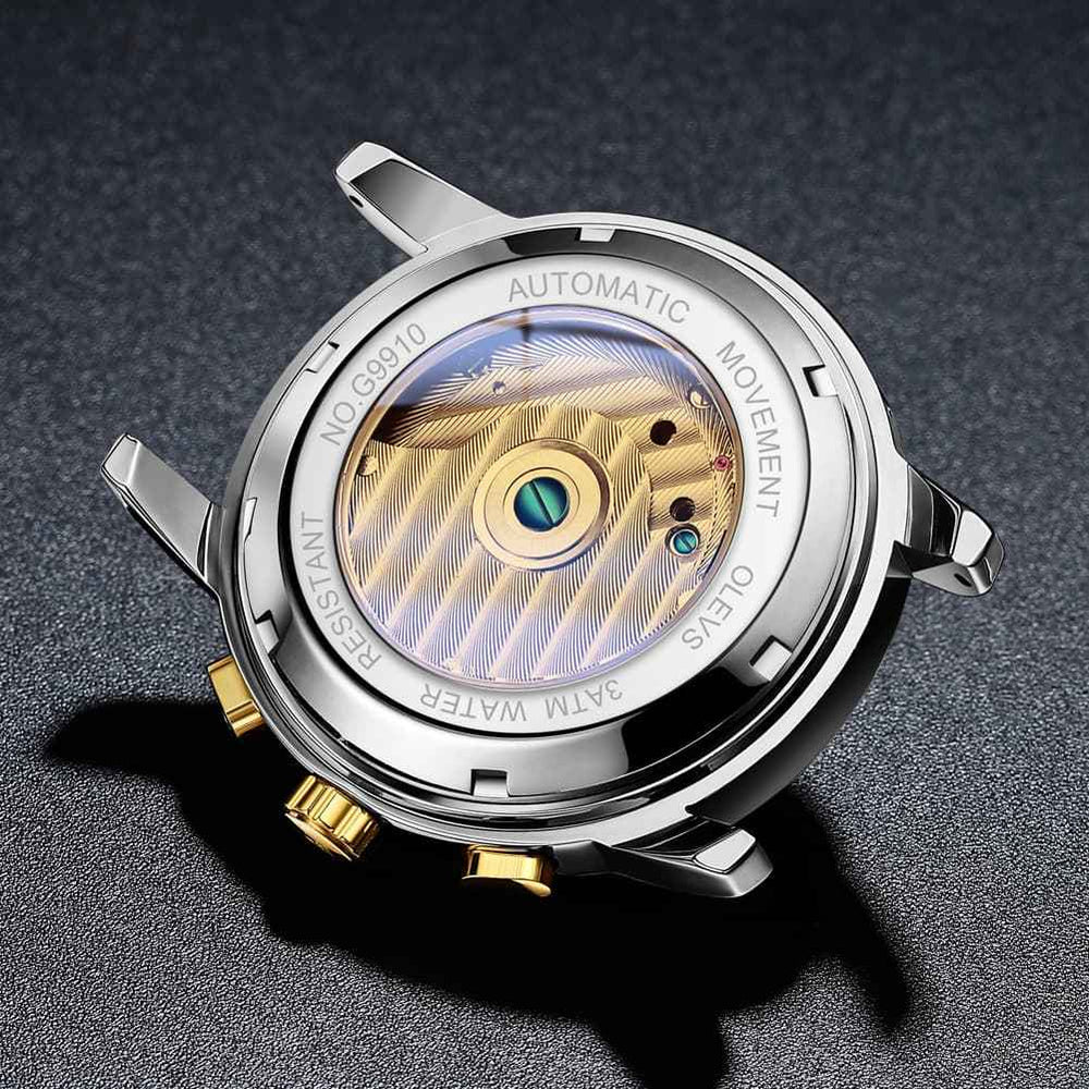 "The Statesman" Triple Calendar Automatic Watch | Big Date & Month Display
