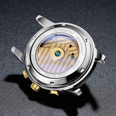 "The Statesman" Triple Calendar Automatic Watch | Big Date & Month Display