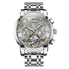 OLEVS "The Statesman" Triple Calendar Automatic Watch | Big Date & Month Display