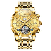 OLEVS "The Statesman" Triple Calendar Automatic Watch | Big Date & Month Display