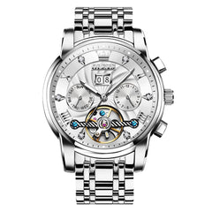 OLEVS "The Statesman" Triple Calendar Automatic Watch | Big Date & Month Display