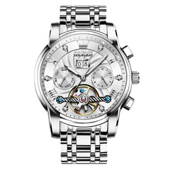 "The Statesman" Triple Calendar Automatic Watch | Big Date & Month Display
