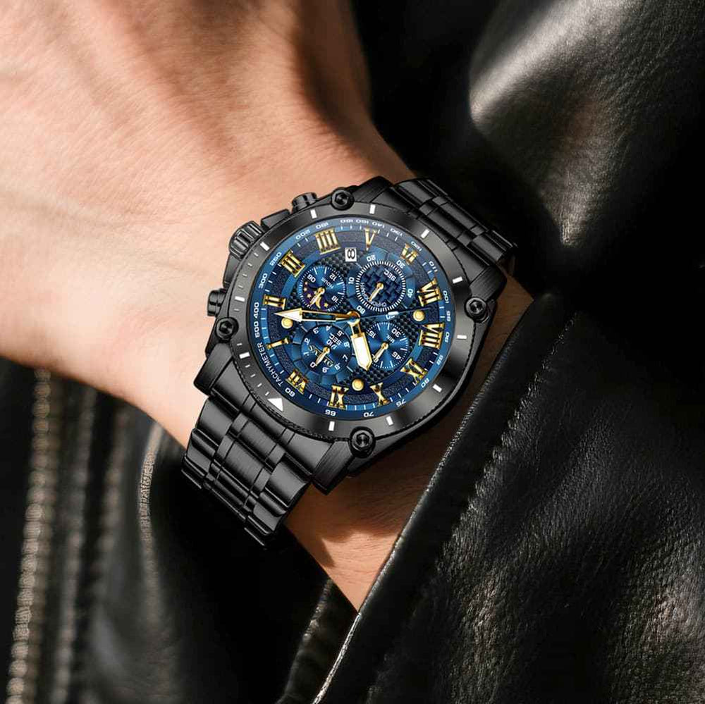 "The Titan" Oversized Chronograph | 47mm Heavy Duty & Quad-Dial