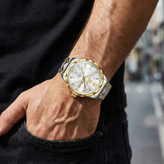The Royal Diamond Executive | 3D Faceted Crystal & Gold Steel