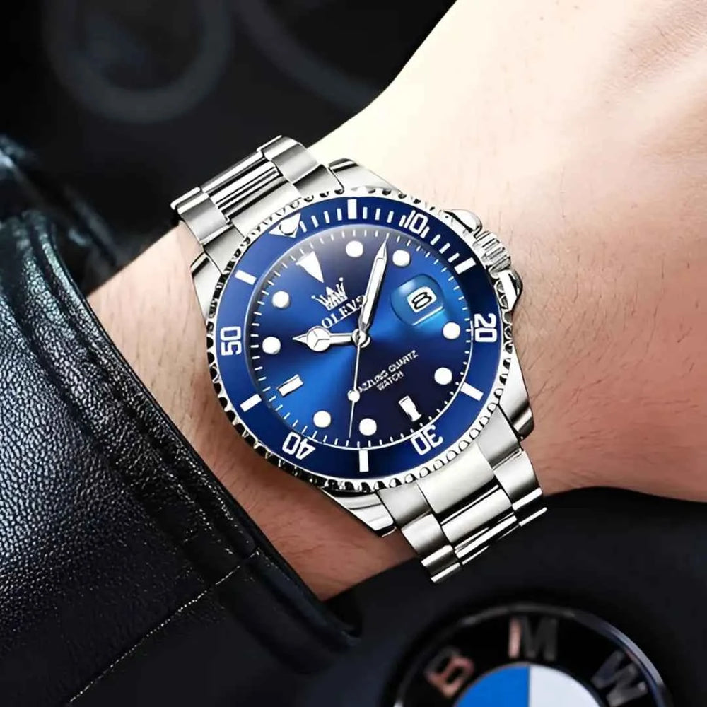 Original Men's Quartz Watch, Water Resistant - Stainless Steel