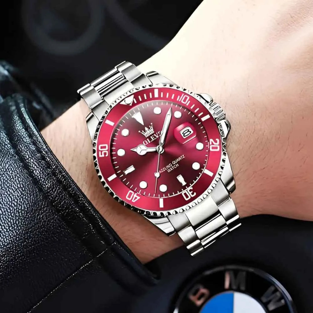Original Men's Quartz Watch, Water Resistant - Stainless Steel
