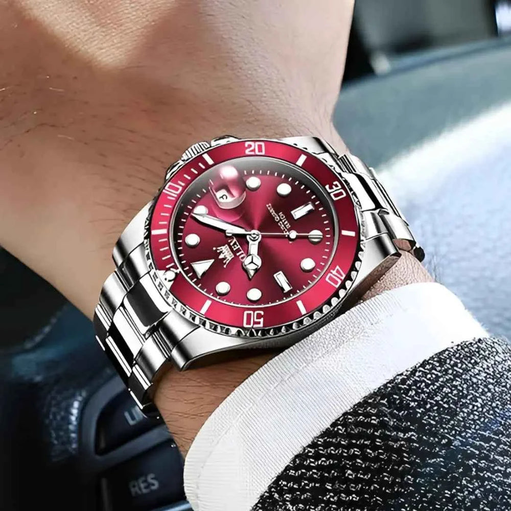 Original Men's Quartz Watch, Water Resistant - Stainless Steel