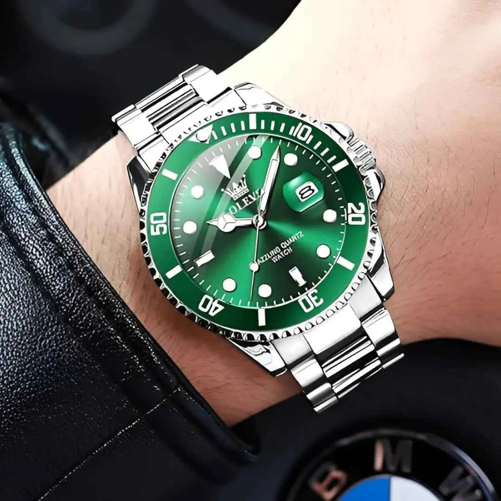 Original Men's Quartz Watch, Water Resistant - Stainless Steel