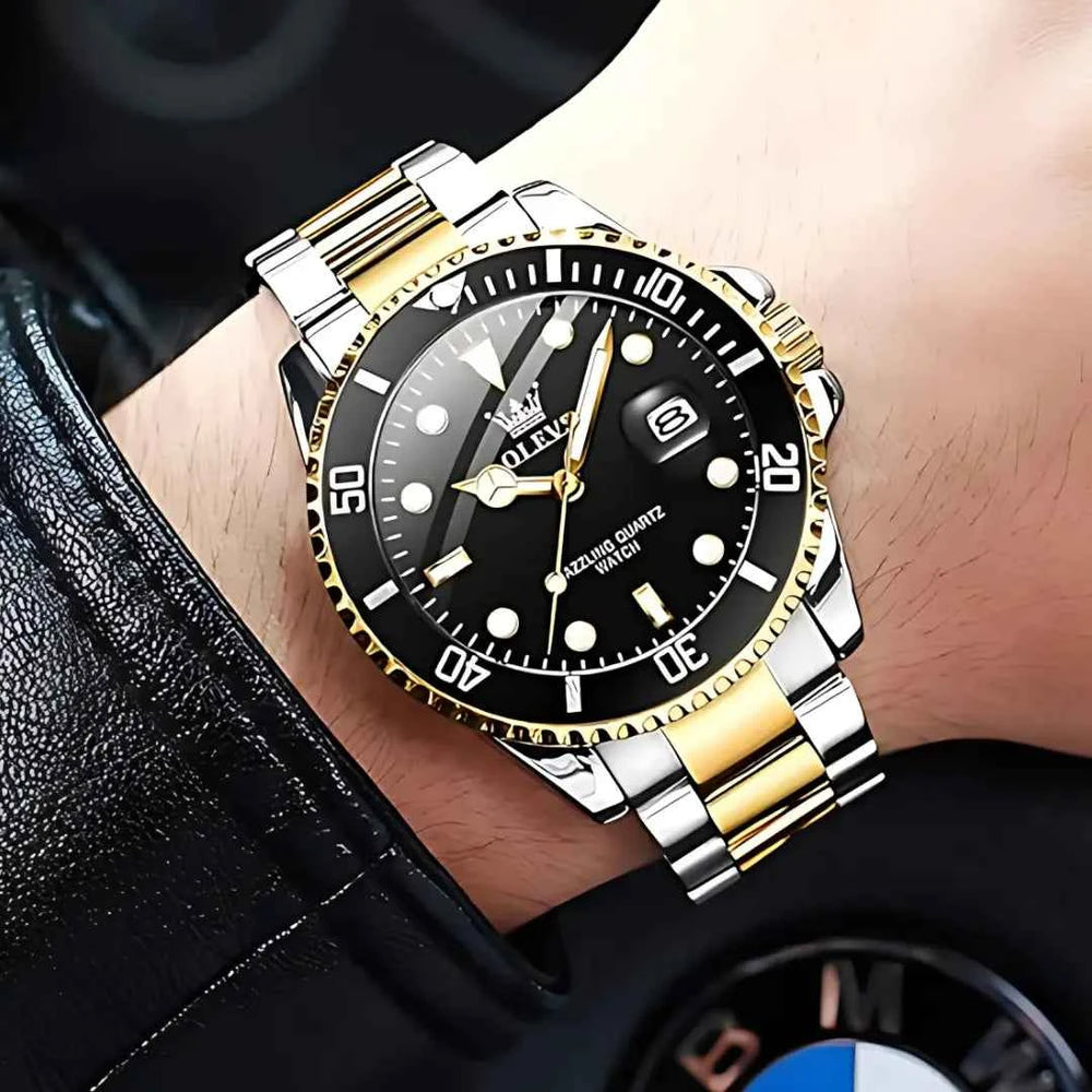 Original Men's Quartz Watch, Water Resistant - Stainless Steel