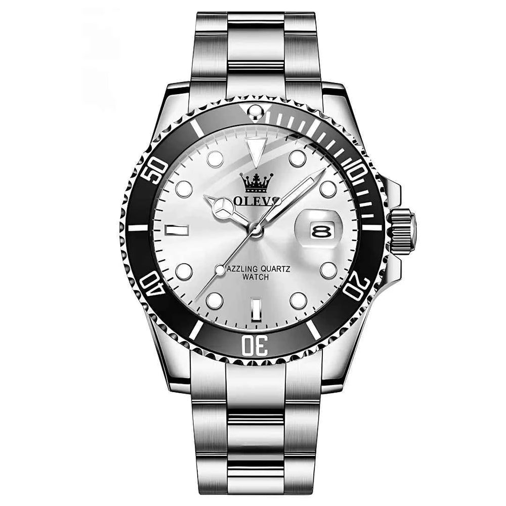Original Men's Quartz Watch, Water Resistant - Stainless Steel