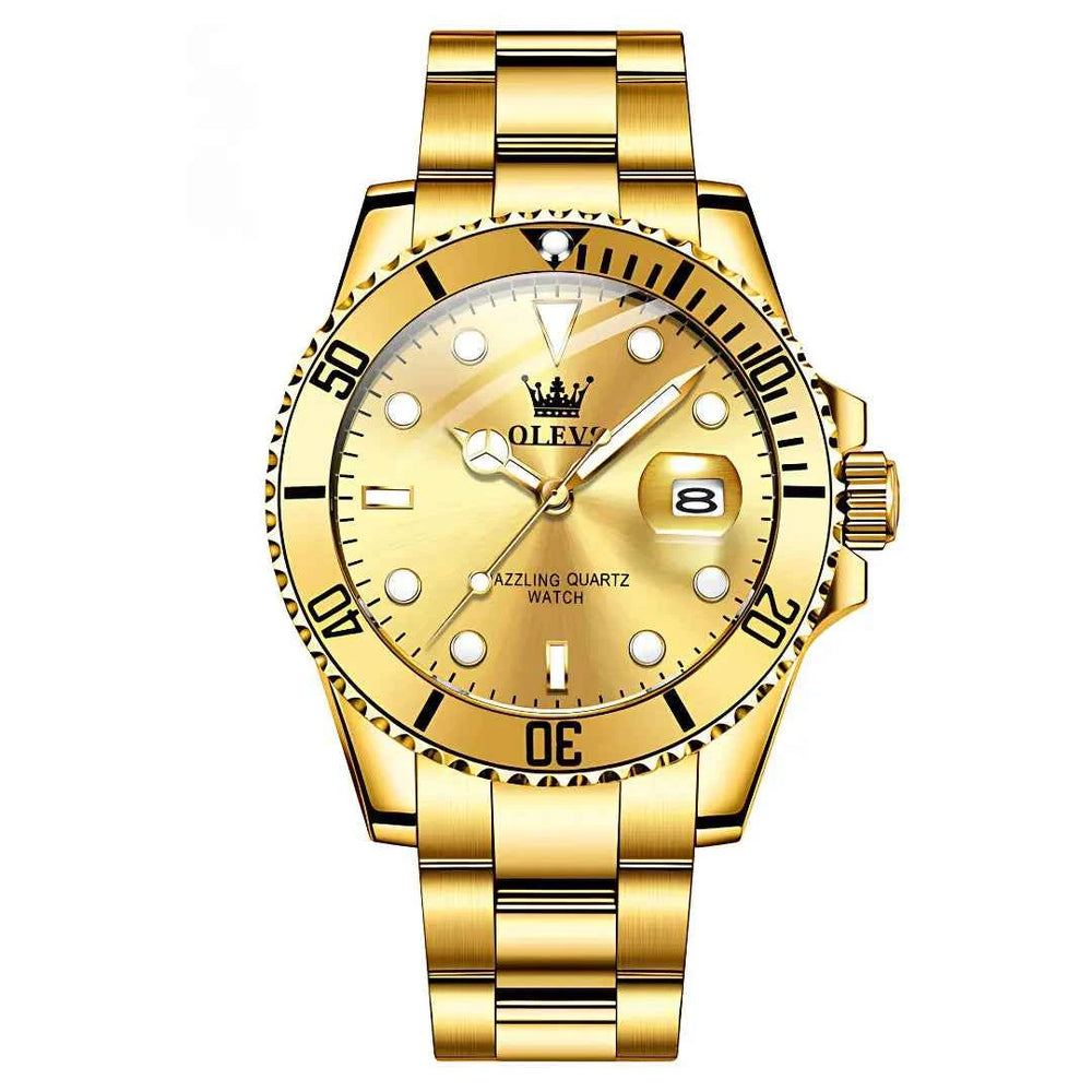 Original Men's Quartz Watch, Water Resistant - Stainless Steel