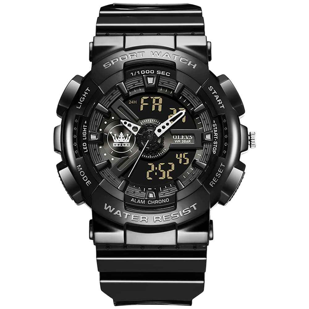OLEVS 1102 – Men's Rugged Dual Display Digital Sport Watch
