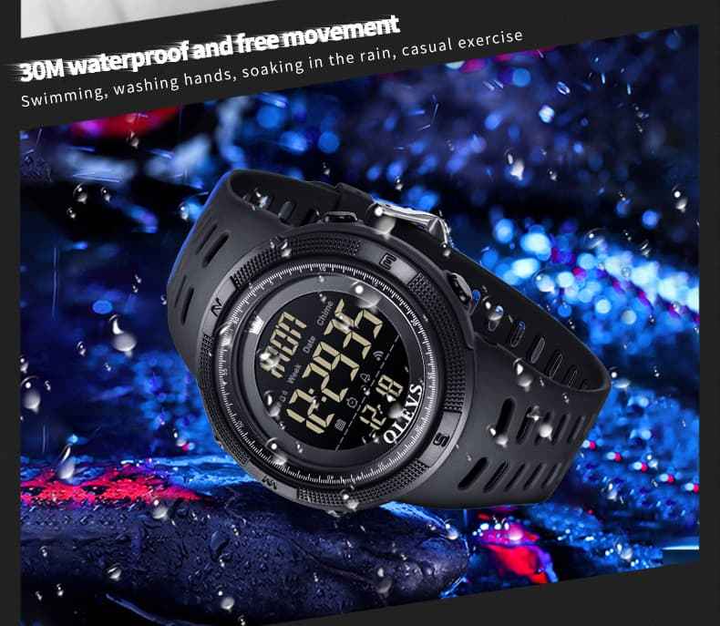 OLEVS 1109 – Men's Tactical Digital Sport Watch