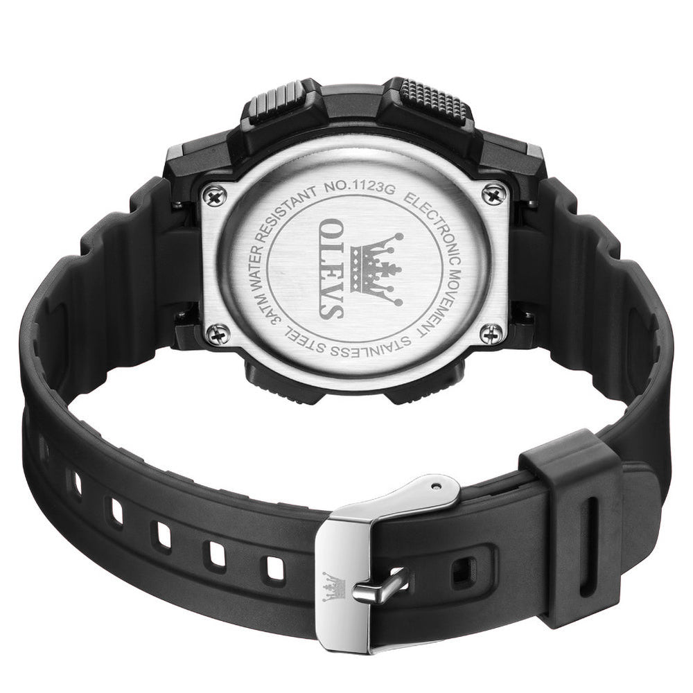 case back flexible strap and steel pin buckle - OLEVS 1123