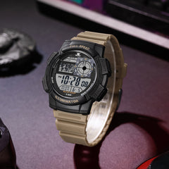 khaki digital sports watch - OLEVS 1123
