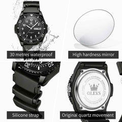OLEVS 2703 – Couples' Ultra Light Casual Sport Watch