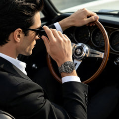mens sports chronograph watch - OLEVS 2718